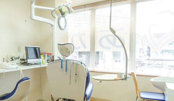 歯科衛生士専用の個室完備